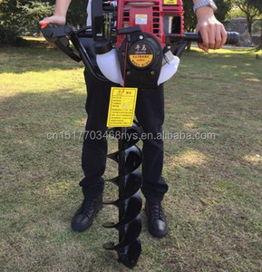 Garden auger — <span class=keywords><strong>tarière</strong></span> de terre alimenté par gaz, 52cc, outil de jardinage pour deux personnes - Product Image 3