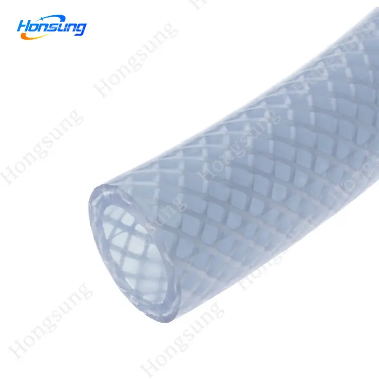 Food Grade Pvc 1 Inci 6 Inci 32 Mm Fleksibel Fiber Jelas Dikepang Reinforced Hose Harga Pipa