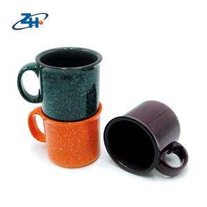 Tazas de sublimación esmaltadas personalizadas para acampar, taza de café de cerámica esmaltada, buenos regalos contemporáneos para beber, personalizadas - Product Image 2
