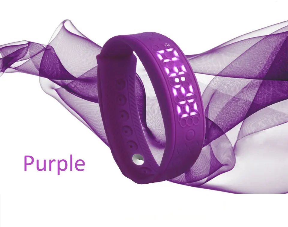 Bracelet connecté podomètre 3d, bluetooth, moniteur de fréquence cardiaque, en silicone, souvenirs de mariage