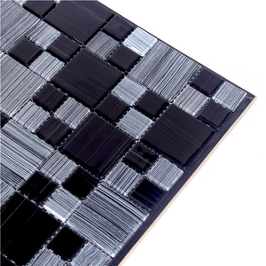 Mosaïque de verre pour piscine, mélange de <span class=keywords><strong>noir</strong></span>, gris <span class=keywords><strong>et</strong></span> <span class=keywords><strong>blanc</strong></span>, décoration murale, mosaïque de verre simple <span class=keywords><strong>et</strong></span> cristalline - Product Image 4