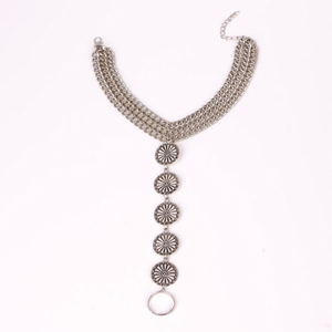 फैशन नई डिजाइन बहुपरत पायल चेन शारीरिक आभूषण के साथ पैर की अंगुली की अंगूठी - Product Image 4