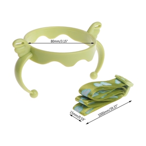 Manici in Plastica per <span class=keywords><strong>Biberon</strong></span> con Cinturino Anti-smarrimento, Impugnatura a Forma di Ali d'Angelo - Product Image 5