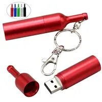 Wholesale Promotional Gifts 1TB Metal Beer Bottle USB Sticks USB pen drives