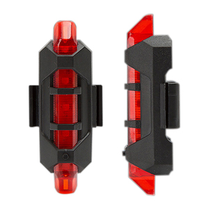 Imperméable à l'eau USB <span class=keywords><strong>Rechargeable</strong></span> vélo LED lumière arrière 3 Modes vélo <span class=keywords><strong>lampe</strong></span> <span class=keywords><strong>de</strong></span> sécurité pour la nuit équitation feu arrière - Product Image 2