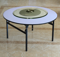Table de banquet pliante ronde pour hôtel