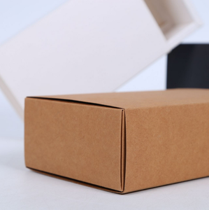 Cajón de cartón de papel Kraft liso con tapa deslizante, Pintalabios, ropa interior, regalo, funda de lápiz, embalaje con troquelado - Product Image 3