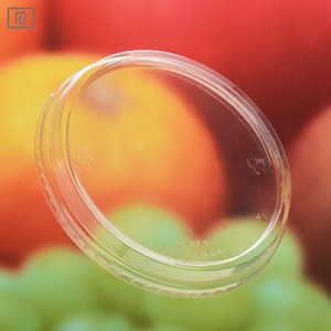 Recipientes Biodegradables para Llevar Ensaladas y Frutas See-box PLA-P700, Tazones de Plástico de 143 mm de Diámetro con Tapa - Product Image 5