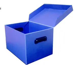 Polypropylene पीपी नालीदार Foldable प्लास्टिक बॉक्स/खोखले बोर्ड