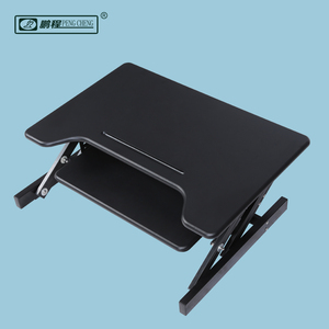 Noir <span class=keywords><strong>En</strong></span> Aluminium Réglable <span class=keywords><strong>en</strong></span> Hauteur de Levage De <span class=keywords><strong>Bureau</strong></span> <span class=keywords><strong>Assis</strong></span> <span class=keywords><strong>Debout</strong></span> Poste De Travail - Product Image 4