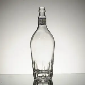 China flasche hersteller spezielle design 750 ml Whisky glas flaschen
