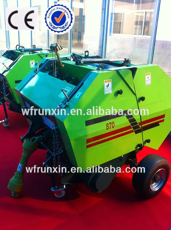 más popular empacadora pequeña de heno redondo (rotoempacadora) RXYK0850 / herramienta de tractor aprobado por CE