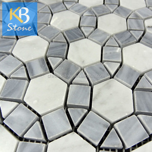 Alibaba bianco <span class=keywords><strong>pietra</strong></span> <span class=keywords><strong>naturale</strong></span> <span class=keywords><strong>mosaico</strong></span> di marmo italiano - Product Image 1