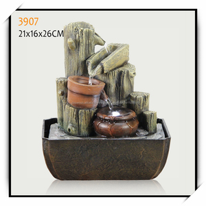 2017 fuentes de agua de mesa polyresin, resina fuente de agua interior, polystone buda mini fuente - Product Image 4