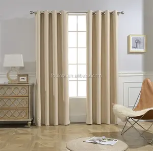 Simple Style Polyester Fabric Curtain Wholesale Blackout Curtain