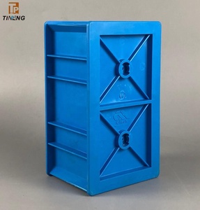 Mavi ve yeşil renk plastik beton çift İki küp <span class=keywords><strong>test</strong></span> kalıbı - Product Image 1