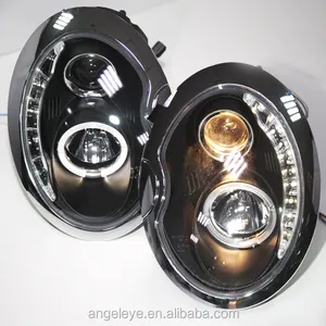 Para BMW Mini cooper LED cabeza de la lámpara Ojos de Ángel 2001 a 2006 Año