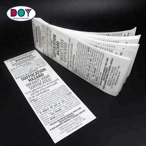 Etiquetas personalizadas impermeáveis da impressão do tivek 75 gsm à prova de água para o aviso da instrução - Product Image 6