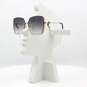 A0331 Modo Semplice Metallo <span class=keywords><strong>Occhiali</strong></span> Catena - Product Image 1