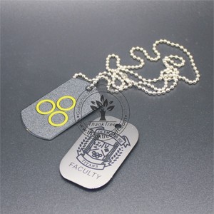 Напечатанная бирка для собак из нержавеющей стали с цепочкой - Product Image 1