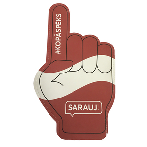 palm printed big foam hands for events large foam fingers shape