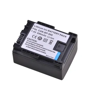 BP-808 BP-809 BP-819 BP-827 7,4 V 850mAh batería para Canon FS300 FS100 XA10 VIXIA HG20 HF21 HF S11 HF S10 HF11