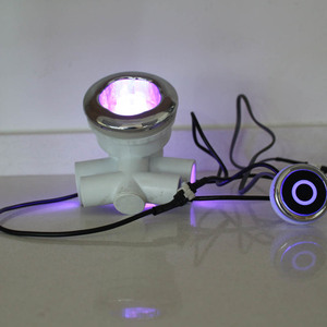 Lumière LED sous-marine à jet d'eau changeante de couleur RVB pour utilisation hôtelière, matériau ABS, IP68, <span class=keywords><strong>sauna</strong></span>, baignoire, éclairage de piscine, E27 - Product Image 6
