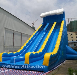 35M Dài Unisex lớn Inflatable trượt nước vật liệu PVC chống trượt bề mặt cho người lớn trường thể thao công viên sử dụng CE chứng nhận 500kg - Product Image 3