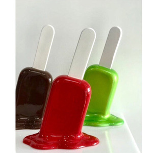 Statuette <span class=keywords><strong>in</strong></span> <span class=keywords><strong>Resina</strong></span> di Ghiaccioli Miniatura per Decorazione d'Interni, Gallerie d'Arte o Vetrine - Product Image 2