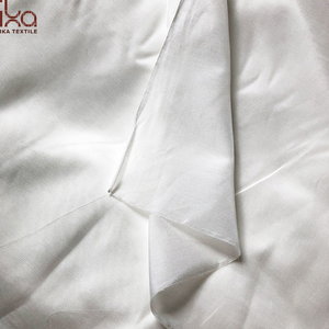 Tissu en coton de <span class=keywords><strong>soie</strong></span> biologique Maxfeel, 55 pouces de large, blanc, léger, style uni, pour robes et vêtements de filles, vendu <span class=keywords><strong>au</strong></span> mètre - Product Image 4