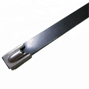 Color Stainlss Steel Metal ss304 ss316 barcode cable tie