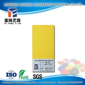 Comercio aseguramiento Alibaba Gold Supplier translúcida sol aerosol amarillo metal textura de la pintura de la manija