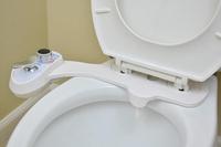 Kit de toilette Bidet en acier inoxydable, à double buse, de couleur noire, avec spray à jet