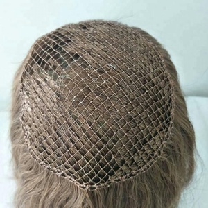Sản Phẩm Mới Custom Made 5Inch * 5Inch Full Handtied Fishnet Tóc Tích Hợp Hệ Thống Tóc Giả - Product Image 5