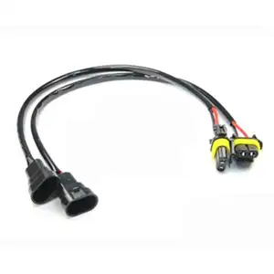 HB4-Cable de alimentación macho y hembra para coche, luz LED antiniebla, 9006, conectores de arnés de cableado, adaptadores de enchufe, 9006