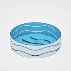 พลาสติกรูปทรงกระบอกสีน้ำเงินอุปกรณ์ห้องน้ำ - Product Image 5