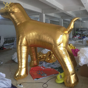 Quảng Cáo Ngoài Trời Vàng Khổng Lồ Chó Lấp Lánh <span class=keywords><strong>Inflatable</strong></span> Vàng Labrador <span class=keywords><strong>Retriever</strong></span> Chó - Product Image 3