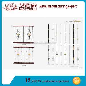 barandilla escaleras diseña / barandillas de los balcones de interiores de hierro forjado pasamanos de <span class=keywords><strong>la</strong></span> escalera - Product Image 6