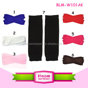 Stokta 2023 beyaz kırmızı siyah çocuk bacak ısıtıcıları düz renk pamuk bacak ısıtıcıları çocuklar için - Product Image 2