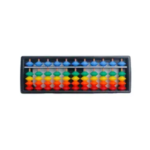 11 Rods Colorful ABS Plastic Abacus Soroban