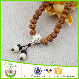 108 unids rudraksha con cuentas de perlas chakra collar - Product Image 2