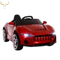 Los niños eléctrico de cuatro ruedas de coche de bebé de 1-6 años de edad puede sentarse en el Control remoto de coche de juguete de niños y niñas