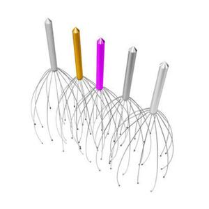Massageador de cabeça de couro cabeludo, venda quente de boa qualidade, em aço inoxidável, colorido, massageador de cabeça - Product Image 4