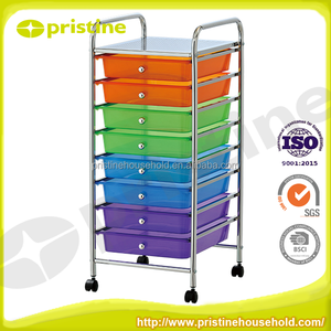 Meubles de rangement pour la maison OEM MIT DIY Housewares Chrome Rolling Storage Organizer Cart Wholesale Taiwan for Home Office Metal - Product Image 3