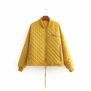 Женская стеганая зимняя куртка-бомбер высокого качества - Product Image 2