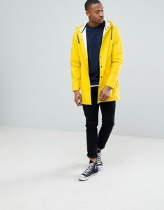 Impermeable KY Amarillo sin Forro con Capucha con Cordón, Cierre de Botones a Presión, Solapa Protectora y Bolsillos Funcionales para Hombre - Product Image 5
