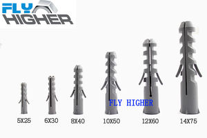 8x40 Nylon-Wanddübel/Kunststoff-Ankerschrauben 100 Stück/Beutel Dübel Produktkategorie - Product Image 6