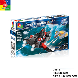 Mini niños ladrillos de construcción juguetes nave espacial - Product Image 6
