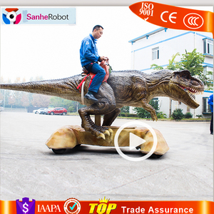 Công viên giải trí hoạt hình đi Bộ khủng long đi xe kích thước cuộc sống khủng long đi xe trên T-REX Trex <span class=keywords><strong>animatronic</strong></span> khủng long cho trung tâm mua sắm - Product Image 5