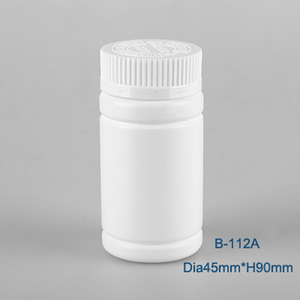 Vòng hình dạng loạt hdpe y học màu trắng <span class=keywords><strong>container</strong></span> nhựa <span class=keywords><strong>pill</strong></span> chai bao bì slim fit <span class=keywords><strong>pill</strong></span> với crc cap - Product Image 4